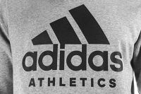 Adidas Sport ID Pullover Hoodie Branded Grey