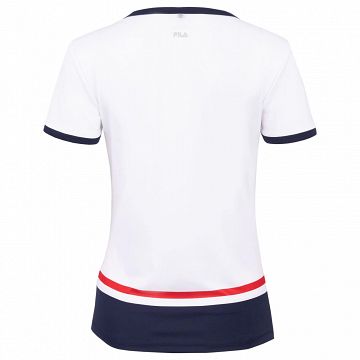 FILA T-Shirt Elisabeth White / Navy