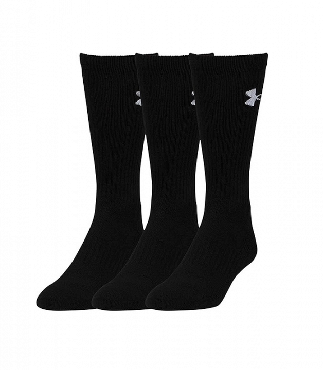 Under Armour Elevated Performance Crew 3Pack Black