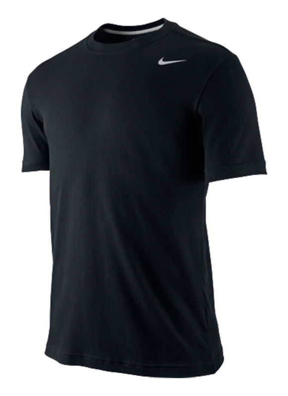 Nike Dri-Fit Cotton Tee Version 2.0 Black - Ubrania męskie do ...