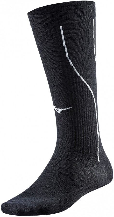 Mizuno Compression Socks Black/Whirte 1 Pack - Ubrania męskie do ...