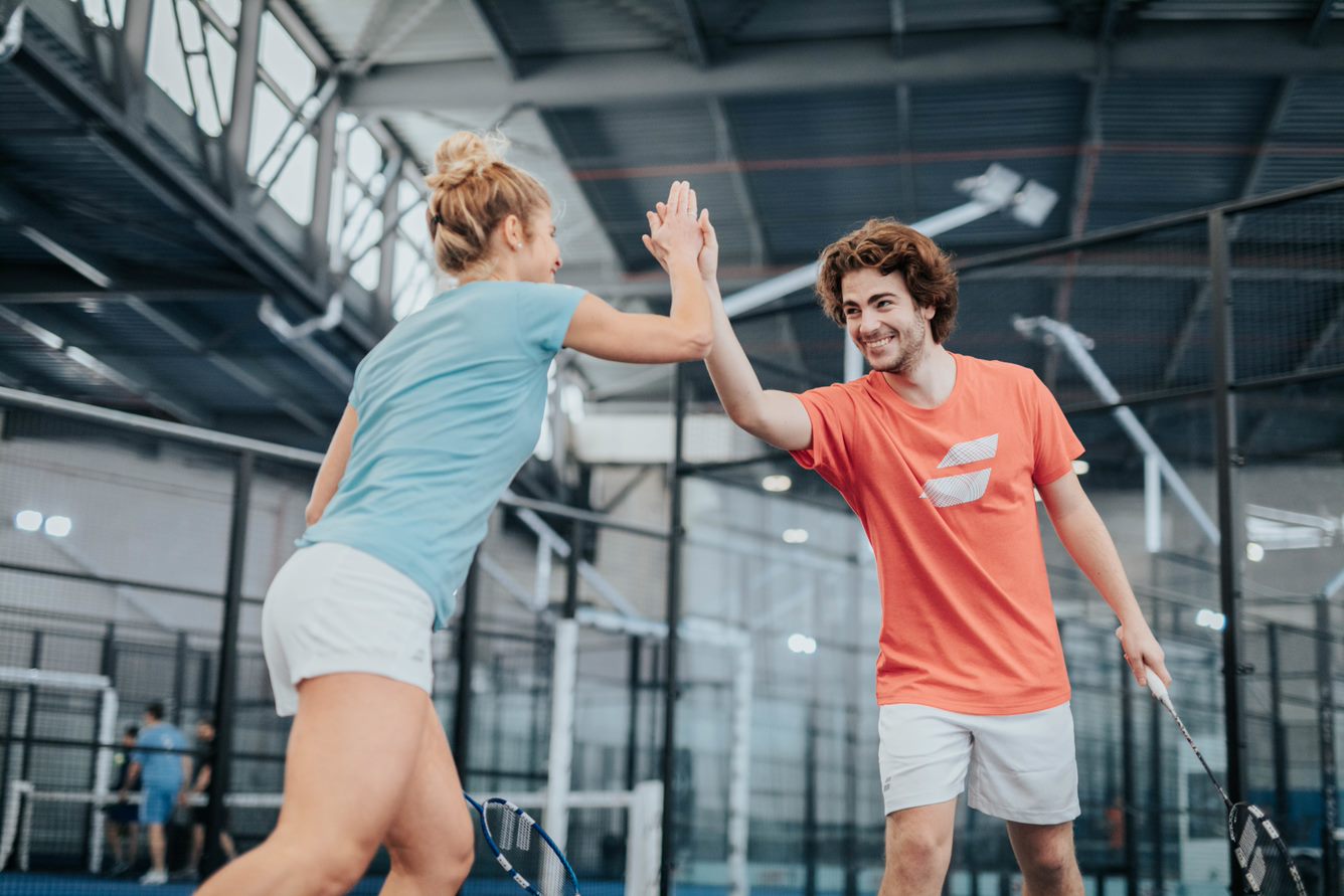 Badminton - debel - gra powdójna