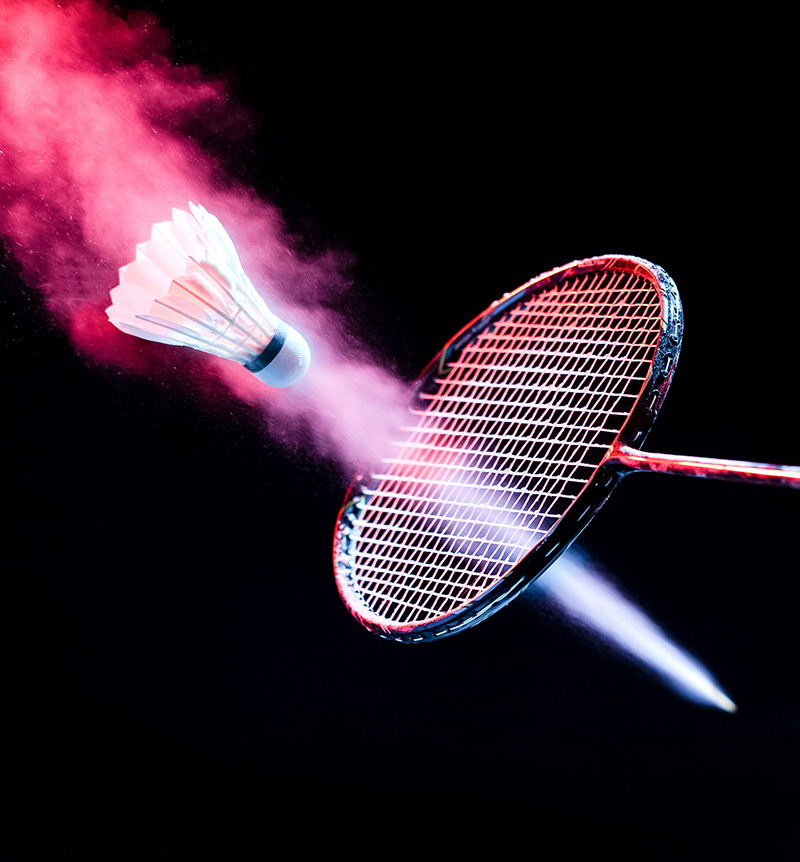 Lotka i rakieta do badmintona