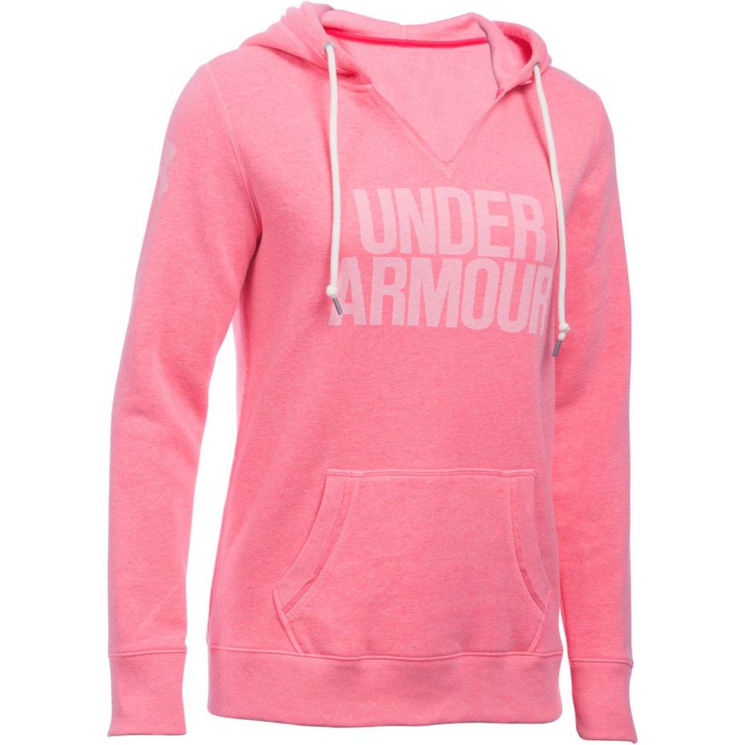 Under Armour Favorite Fleece Hoodie Pink - Ubrania damskie