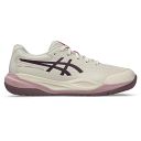 ASICS Gel-Resolution X GS Soft Oat / Dark Aubergine