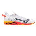 Mizuno Wave Mirage 5 White / Fiery Coral / Citrus