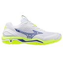 Mizuno Wave Stealth 6 White / Lightning Yellow / Dazzlin