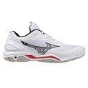 Mizuno Wave Stealth 6 White / Black / Fiery Red