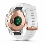 Garmin Fenix 5S Plus Sapphire Rose Gold / White Band
