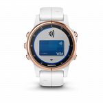 Garmin Fenix 5S Plus Sapphire Rose Gold / White Band
