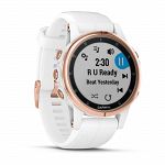 Garmin Fenix 5S Plus Sapphire Rose Gold / White Band