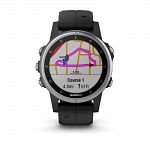 Garmin Fenix 5S Plus Silver / Black Band