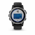 Garmin Fenix 5S Plus Silver / Black Band