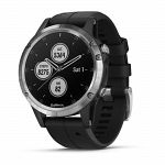 Garmin Fenix 5 Plus Silver / Black Band