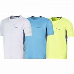 Babolat Crew Neck Performance Men T-Shirt Yellow