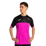Joma Montreal SS Tee Fluorescent Pink / Black
