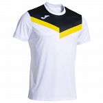 Joma Court SS Crew Neck Tee White / Black