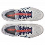 ASICS Gel-Blade 8 Glacier Grey / Sunrise Red