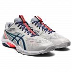 ASICS Gel-Blade 8 Glacier Grey / Sunrise Red