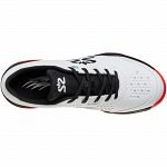Salming Hawk Court White / Black / New FlameRed