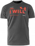 Under Armour I Will Short Sleeve Grey Orange