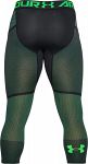 Under Armour Threadborne Seamless 3/4 Leg Black Green