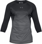 Under Armour Threadborne Vanish 3/4 Sleeve Black