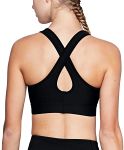 Under Armour Mid Crossback Bra Black