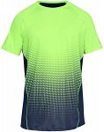Under Armour UA Raid 2.0 Dash Fade Short Sleeve Green Navy