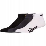 ASICS Sport Ped Socks 3Pack Dark Grey / Performance Black / White