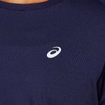 ASICS Silver Short-Sleeved Top Peacoat