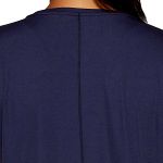 ASICS Silver Short-Sleeved Top Peacoat