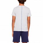 ASICS Boys Cropped SS Tee Mid Grey Heather