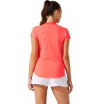 ASICS Court Piping SS Tee Diva Pink