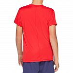 ASICS Boys GPX Tennis SS Tee Classic Red