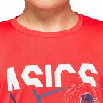 ASICS Boys GPX Tennis SS Tee Classic Red