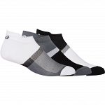 ASICS Color Block Ankle Socks 3P Black / Gray / White