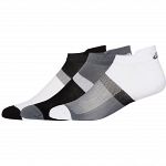 ASICS Color Block Ankle Socks 3P Black / Gray / White