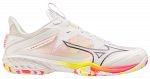 Mizuno Wave Claw 2 White / Lunar Rock / High-Vis Pink