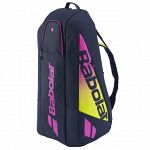 Babolat Thermobag Pure Aero 6R Rafa 2nd Gen Blue / Yellow / Pink