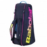 Babolat Pure Aero Junior Racketbag 6R Rafa 2nd Gen Blue / Yellow / Pink