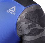 Reebok Activchill Graphic Compression Tee Blue Moro