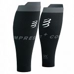 Compressport R2 Oxygen Calf Sleeves Black / Steel Grey