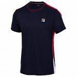 FILA T-Shirt Gabriel Navy / Fila Red