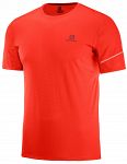 Salomon Agile Short Sleeve Tee Fiery Red