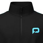 Pallap Full Zip Men's Jacket Black / Cyan Blue
