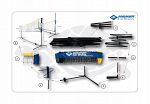 Siatka do badmintona Talbot-Torro Badminton Combi Net Set 970994