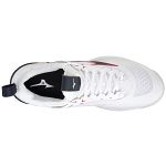 Mizuno Wave Luminous White / Salute / Ignition Red