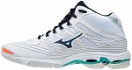 Mizuno Wave Voltage Mid White / Legion Blue / Ceramic