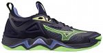 Mizuno Wave Momentum 3 Evening Blue / Techno Green / Iolite